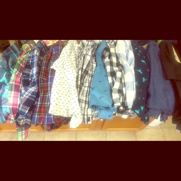 Lot of boys button up shirts - Picture 1 of 1